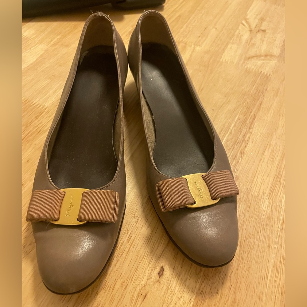 Nude vintage Ferragamo Sz7.5
